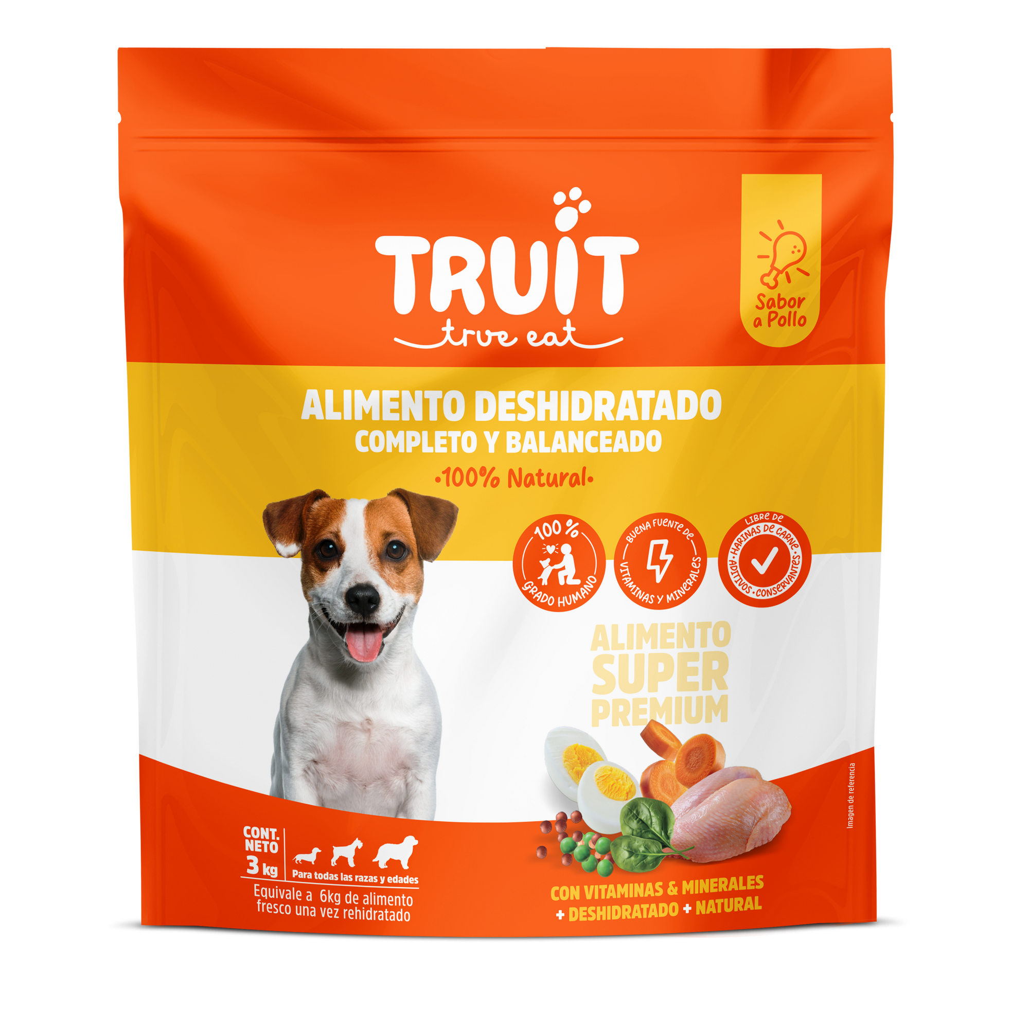 Alimento Truit Pollo 3kg