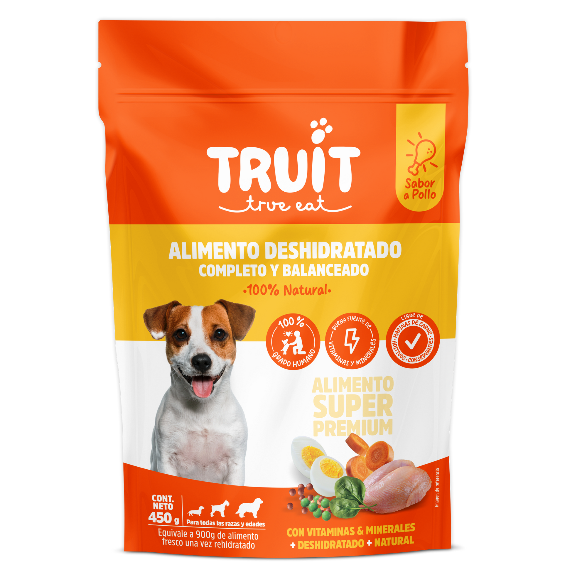 Alimento Truit Pollo 450g
