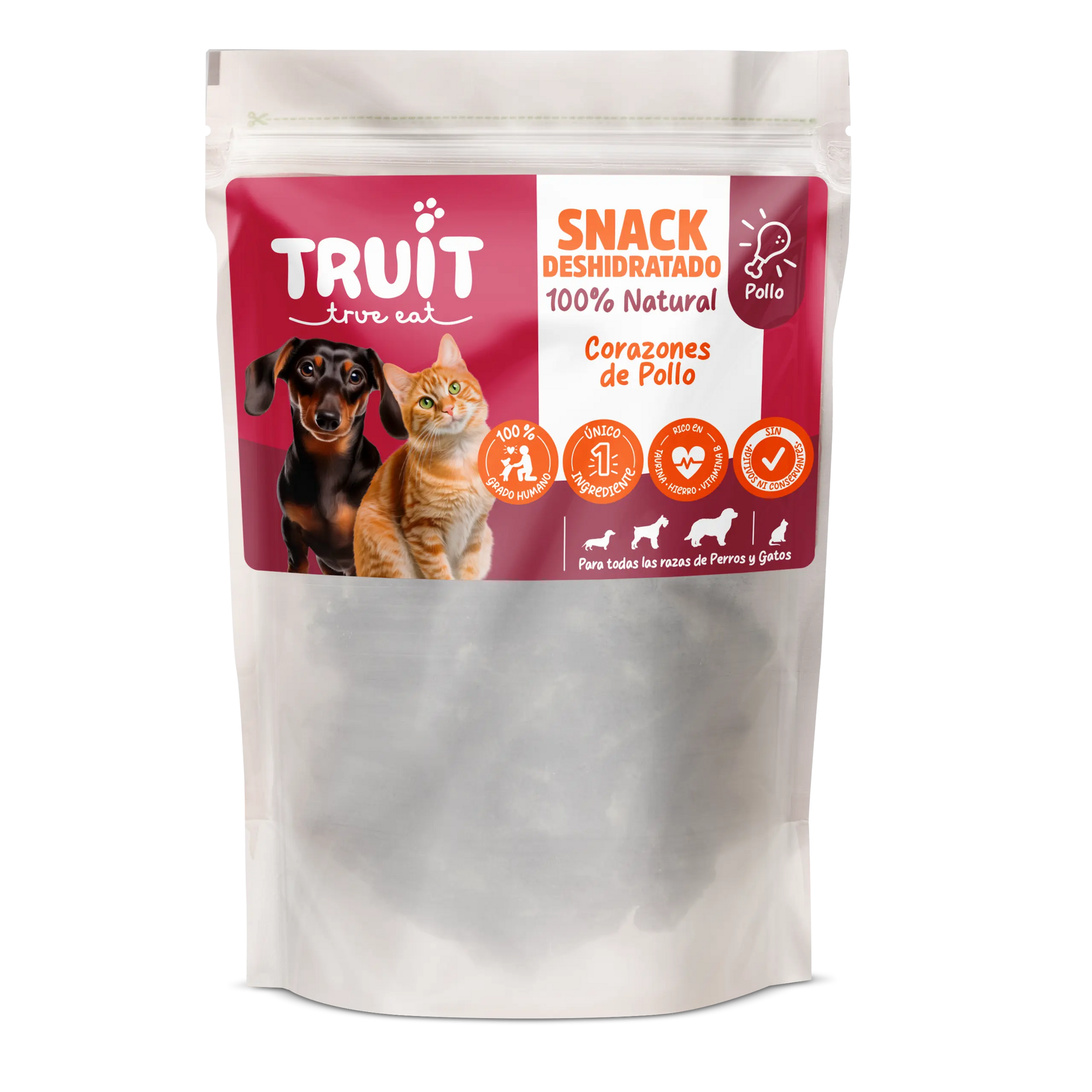 Corazones de Pollo Deshidratados 190g